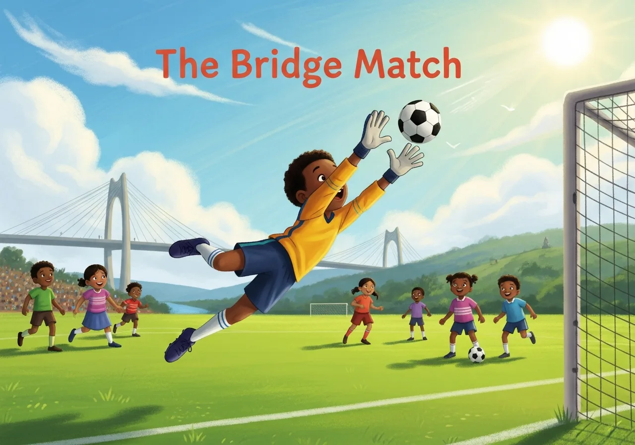 The Bridge Match — Grade 2 graded reader (Level 28 · -tch/-dge endings)