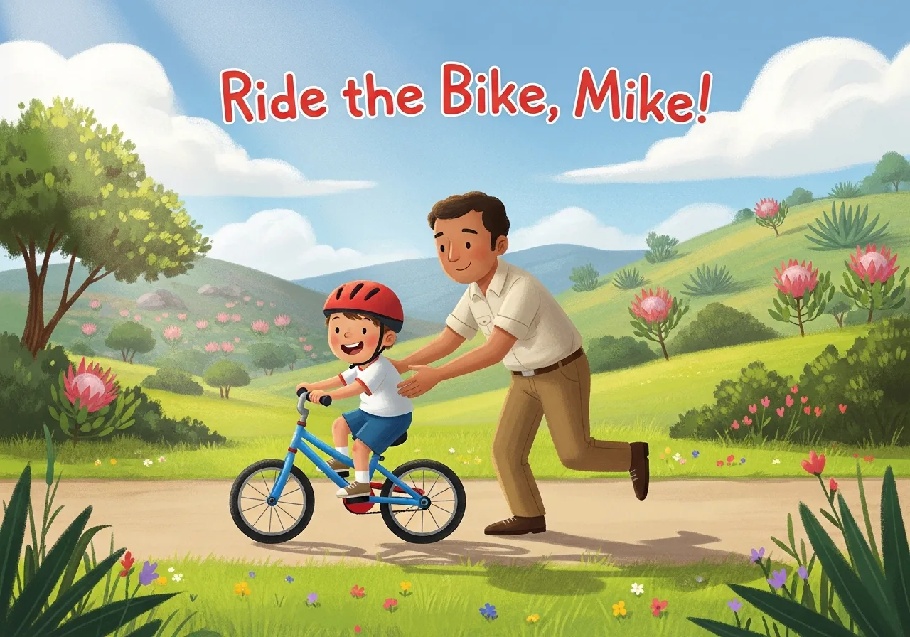Ride the Bike, Mike! — Grade 1 graded reader (Stage 8 · Silent e)