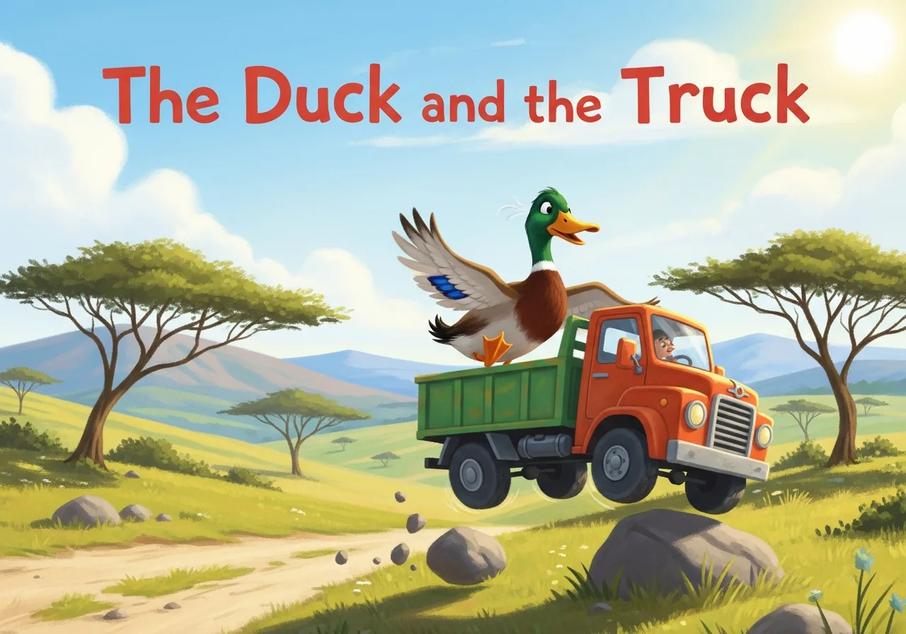 The Duck and the Truck — Grade 1 graded reader (Level 17 · ck endings)