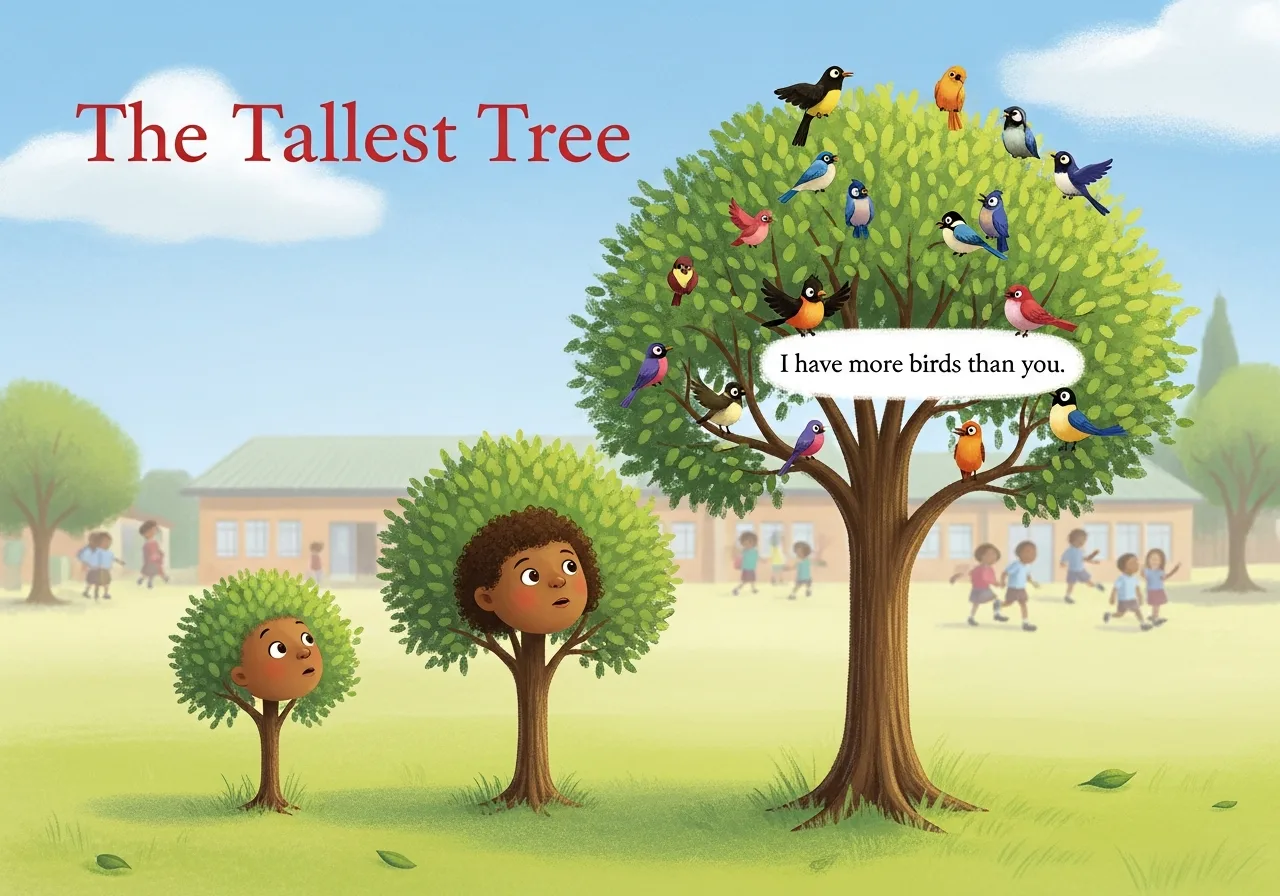 The Tallest Tree — Grade 2 graded reader (Level 30 · Comparing words)