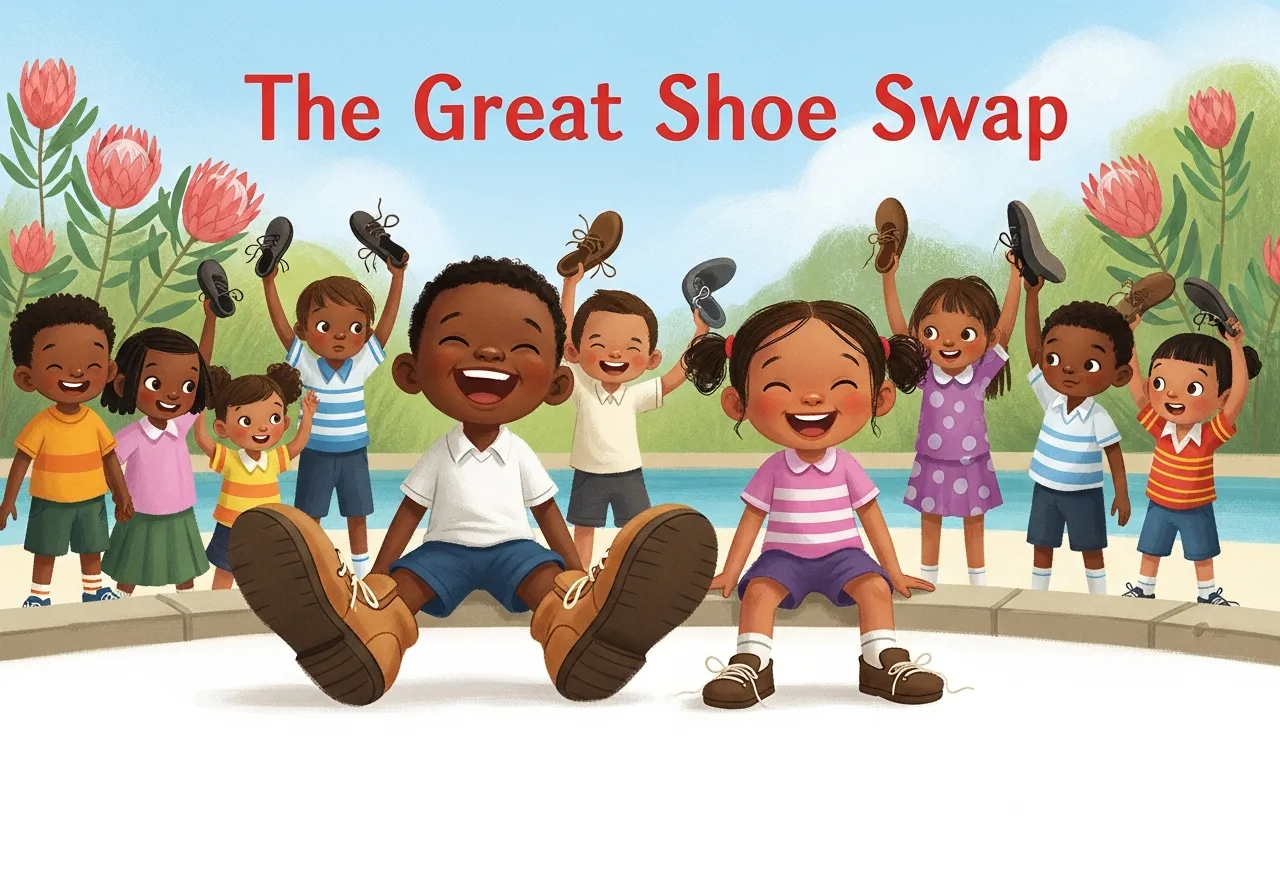 The Great Shoe Swap — Grade 2 graded reader (Level 4 · Comprehension)