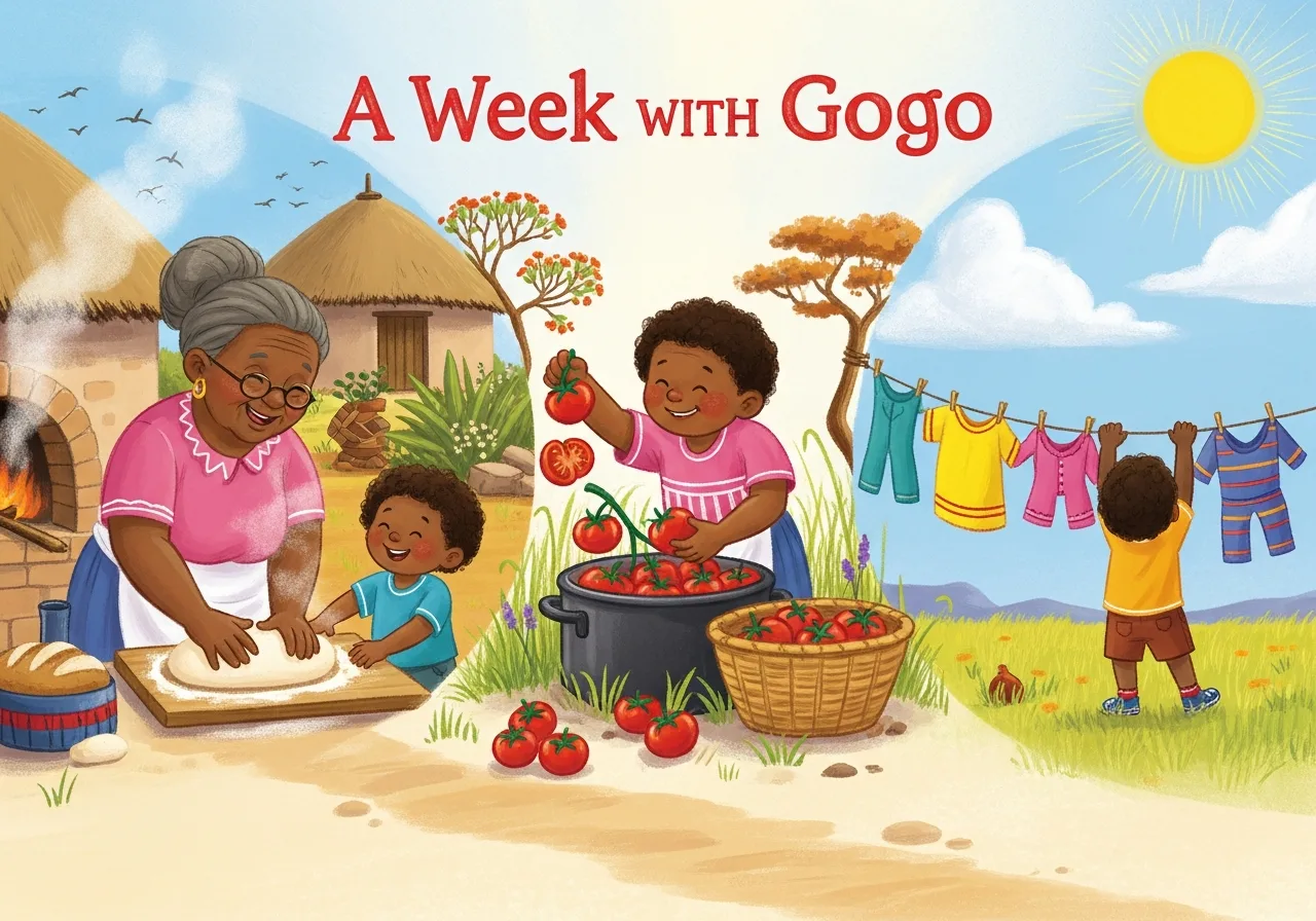 A Week with Gogo — Grade 1 graded reader (Level 22 · Days of the week)