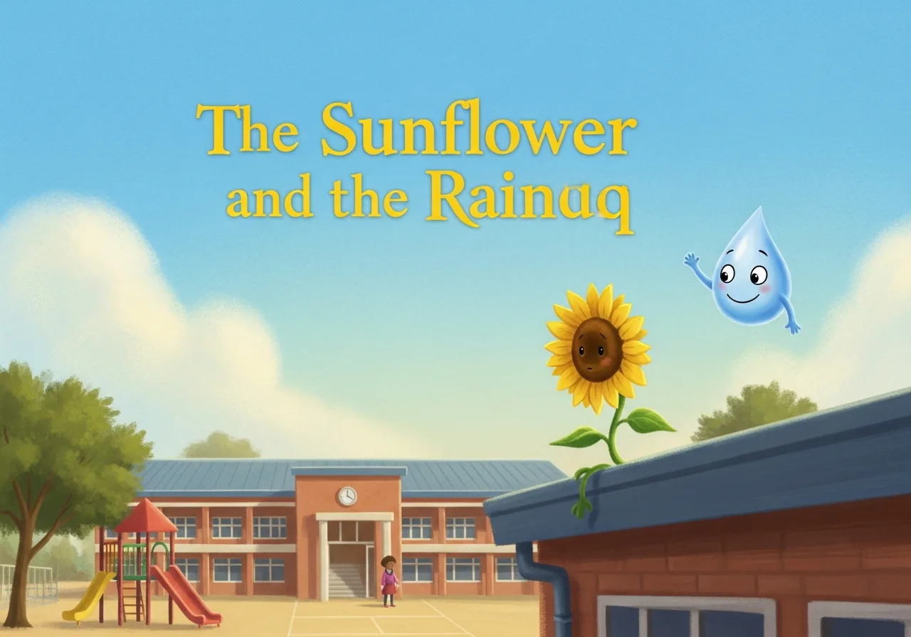 The Sunflower and the Raindrop — Grade 2 graded reader (Stage · Compound words)