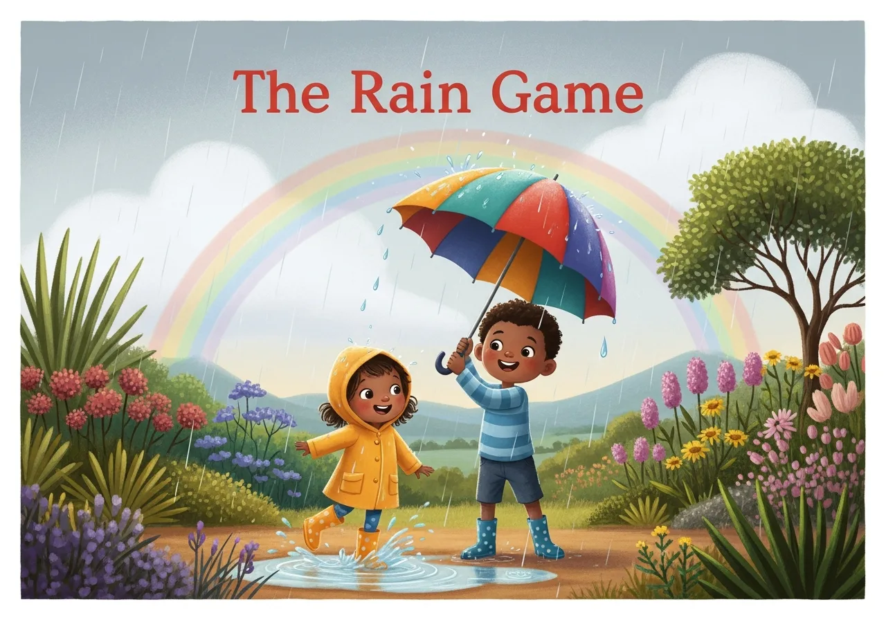 The Rain Game — Grade 2 graded reader (Level 1 · Vowel teams)