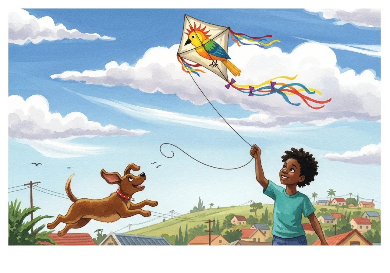 The Kite That Almost Flew Away — Sunbird Readers Stage 5 · Fluent Readers graded reader