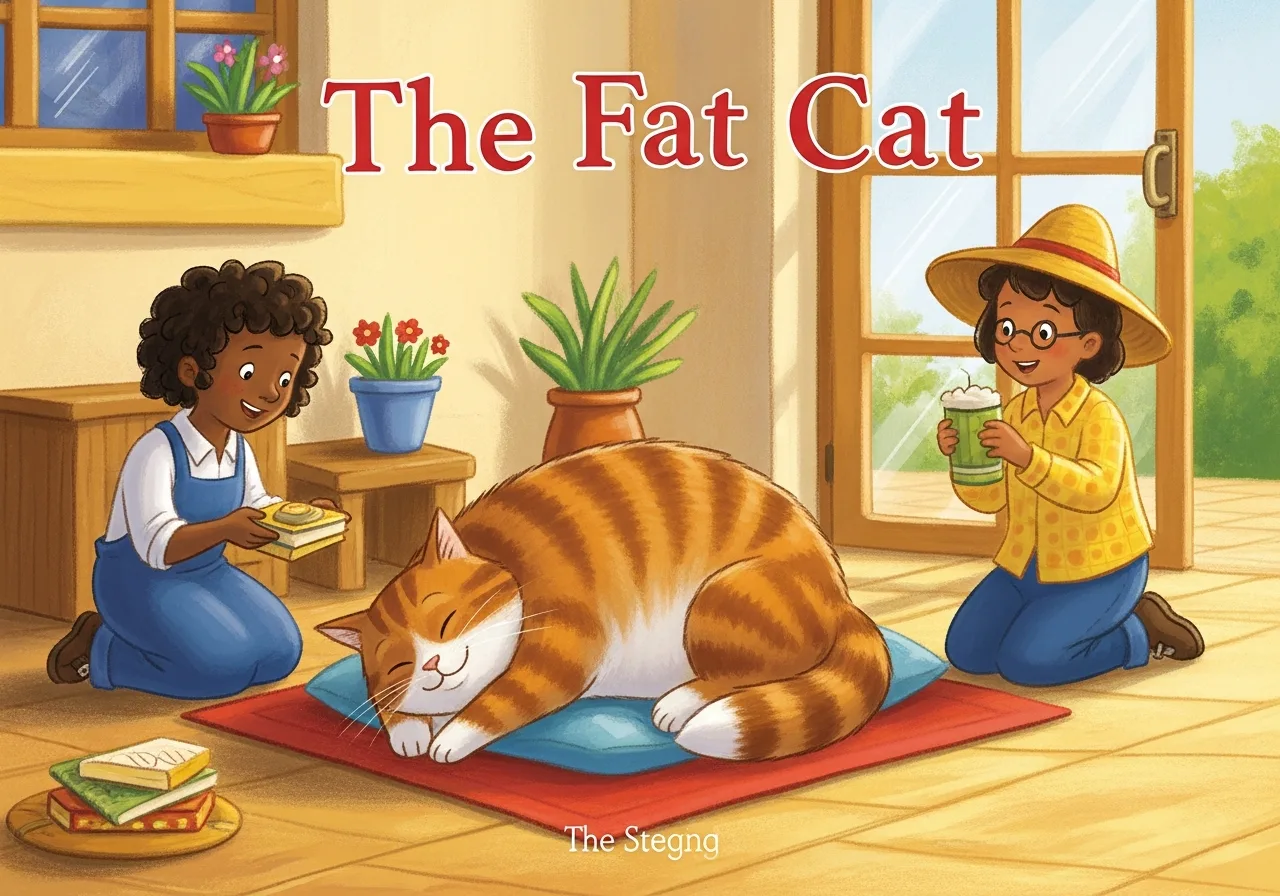 The Fat Cat — Grade 1 graded reader (Level 1 · CVC words)