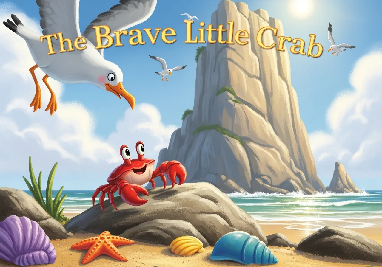 The Brave Little Crab — Grade 2 graded reader (Level 1 · Blends)