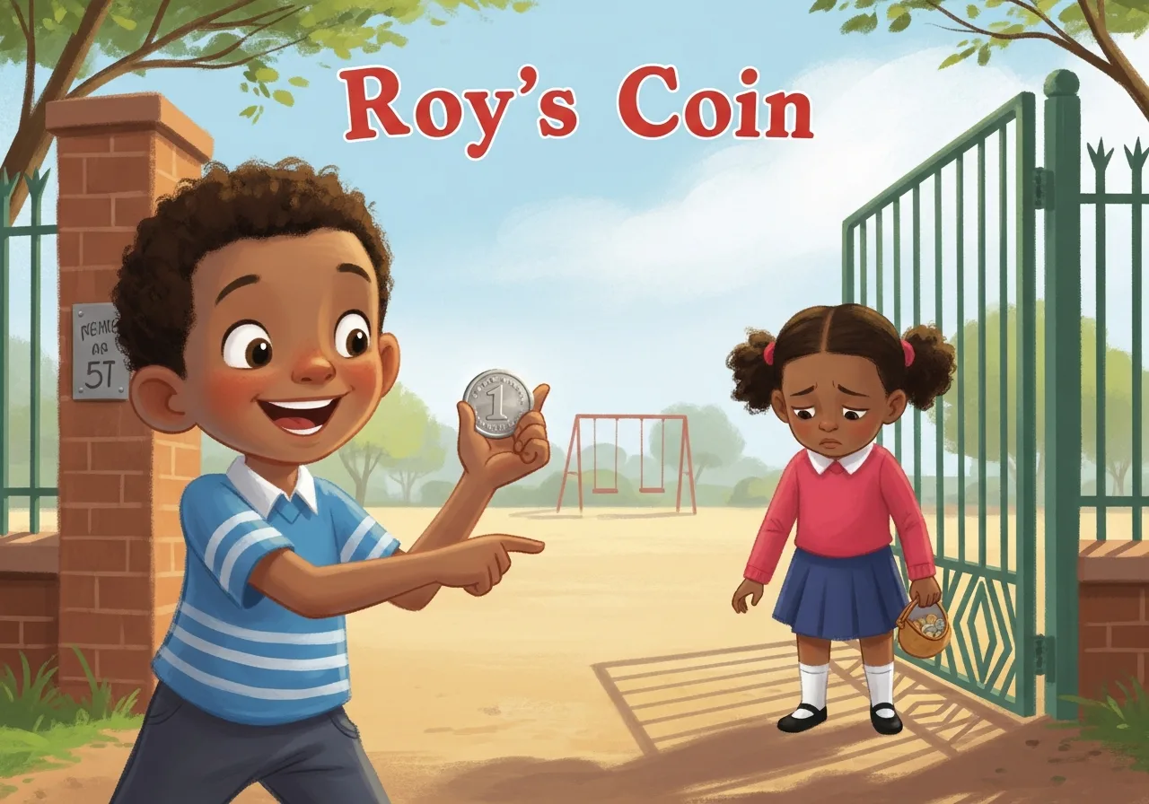 Roy's Coin — Grade 2 graded reader (Term 3 · Diphthongs oi/oy)