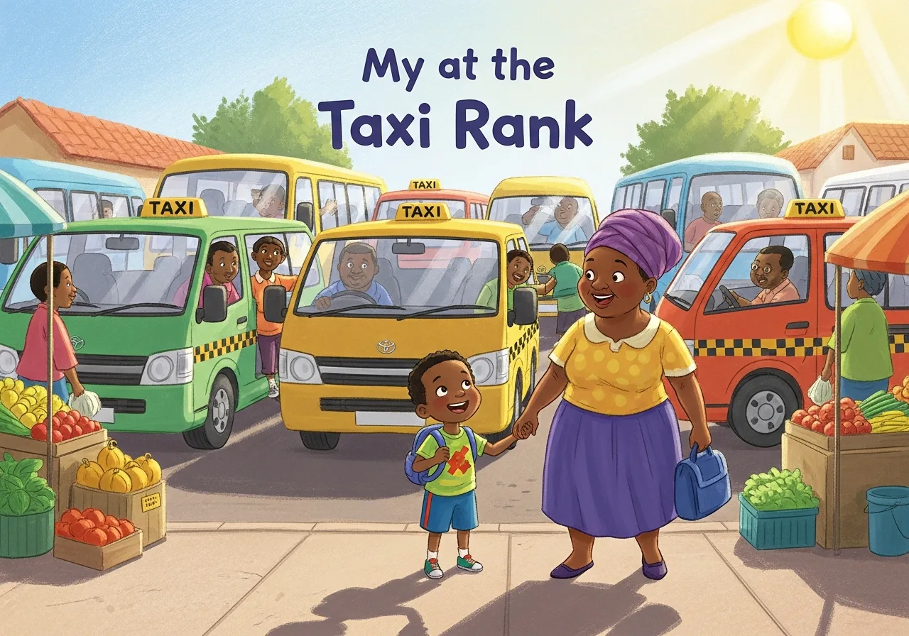 My Day at the Taxi Rank — Grade 2 graded reader (Level 31 · Story sequencing)