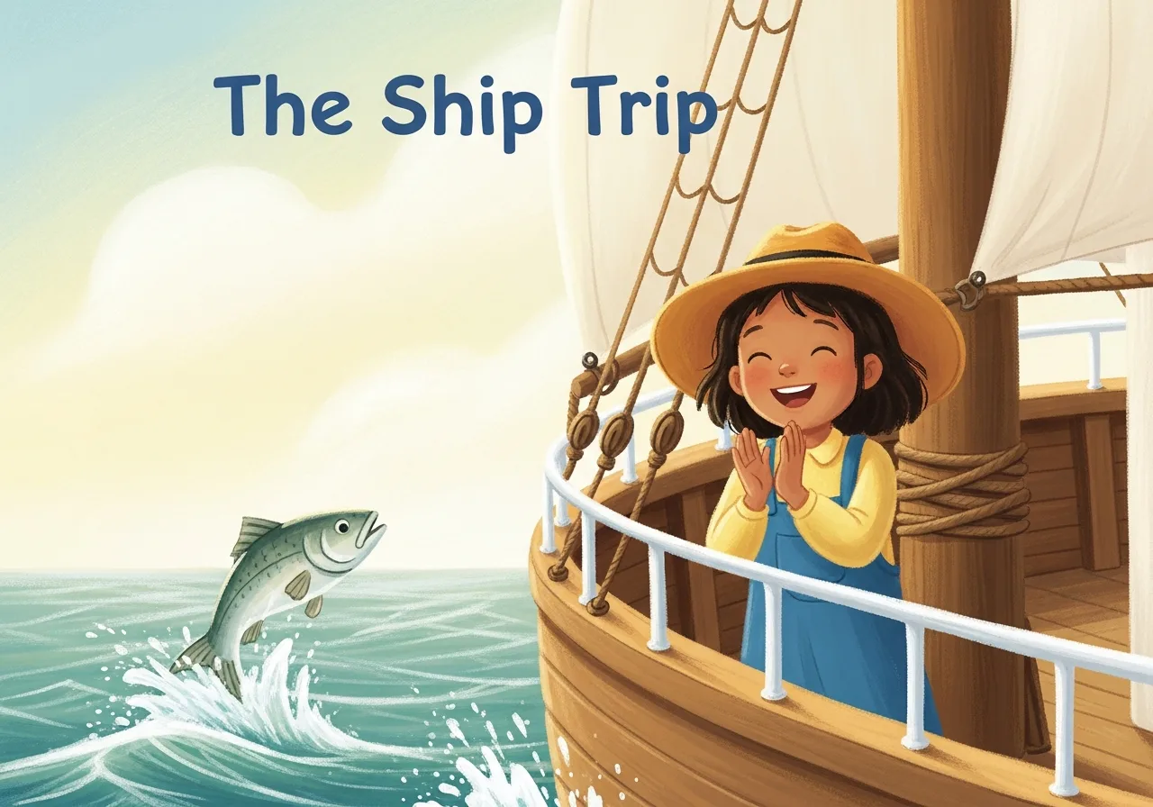 The Ship Trip — Grade 1 graded reader (Level 3 · Digraphs)