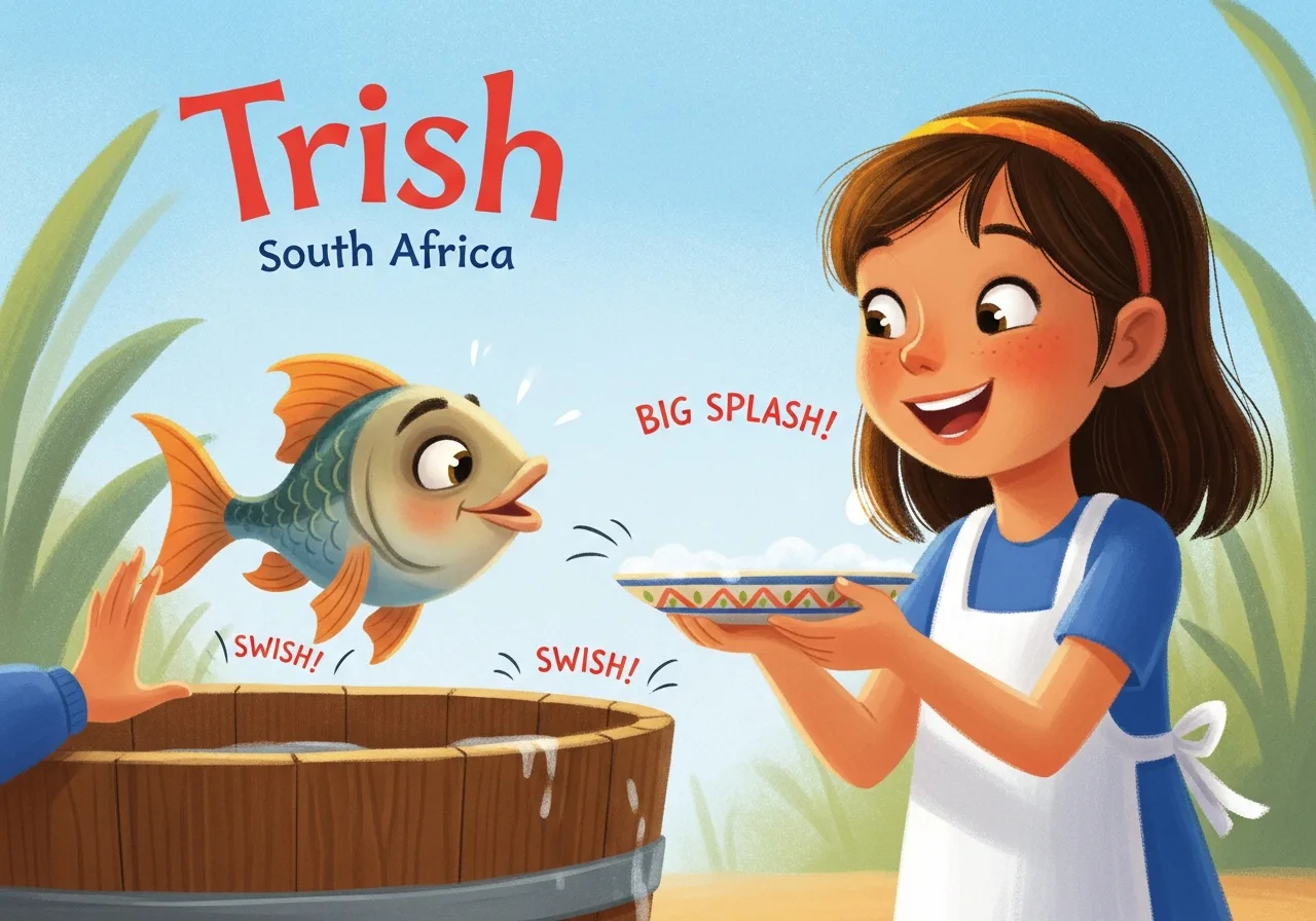 The Fish Wish — Grade 1 graded reader (Term 4 · Digraph endings)