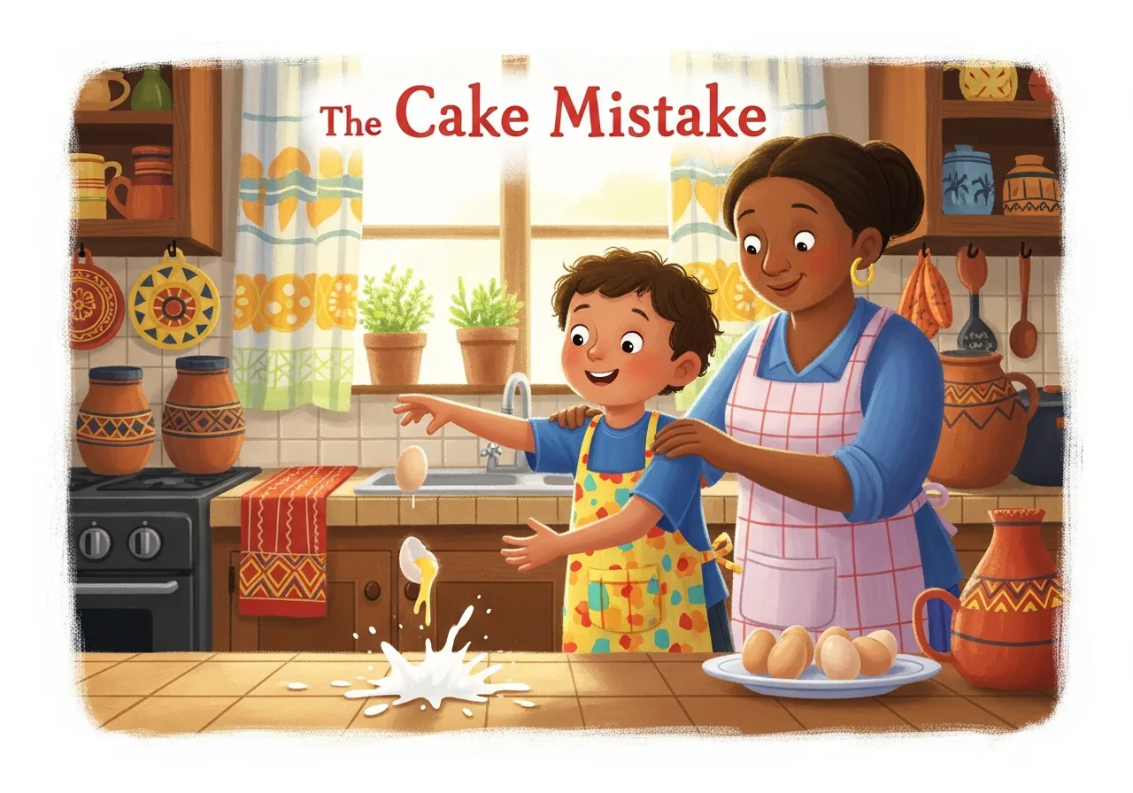 The Cake Mistake — Grade 1 graded reader (Level 4 · Silent e)