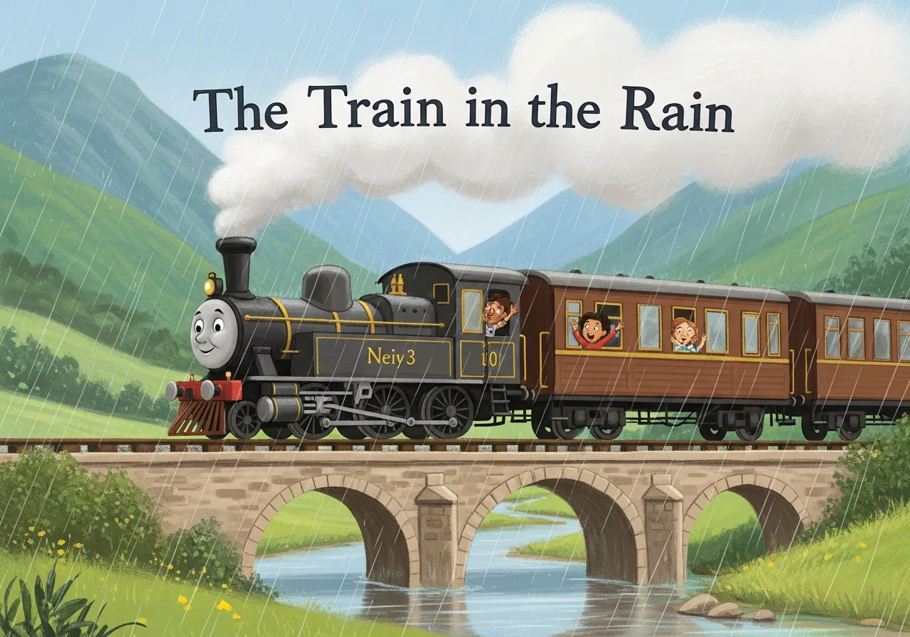 The Train in the Rain — Grade 2 graded reader (Term 2 · Vowel teams)