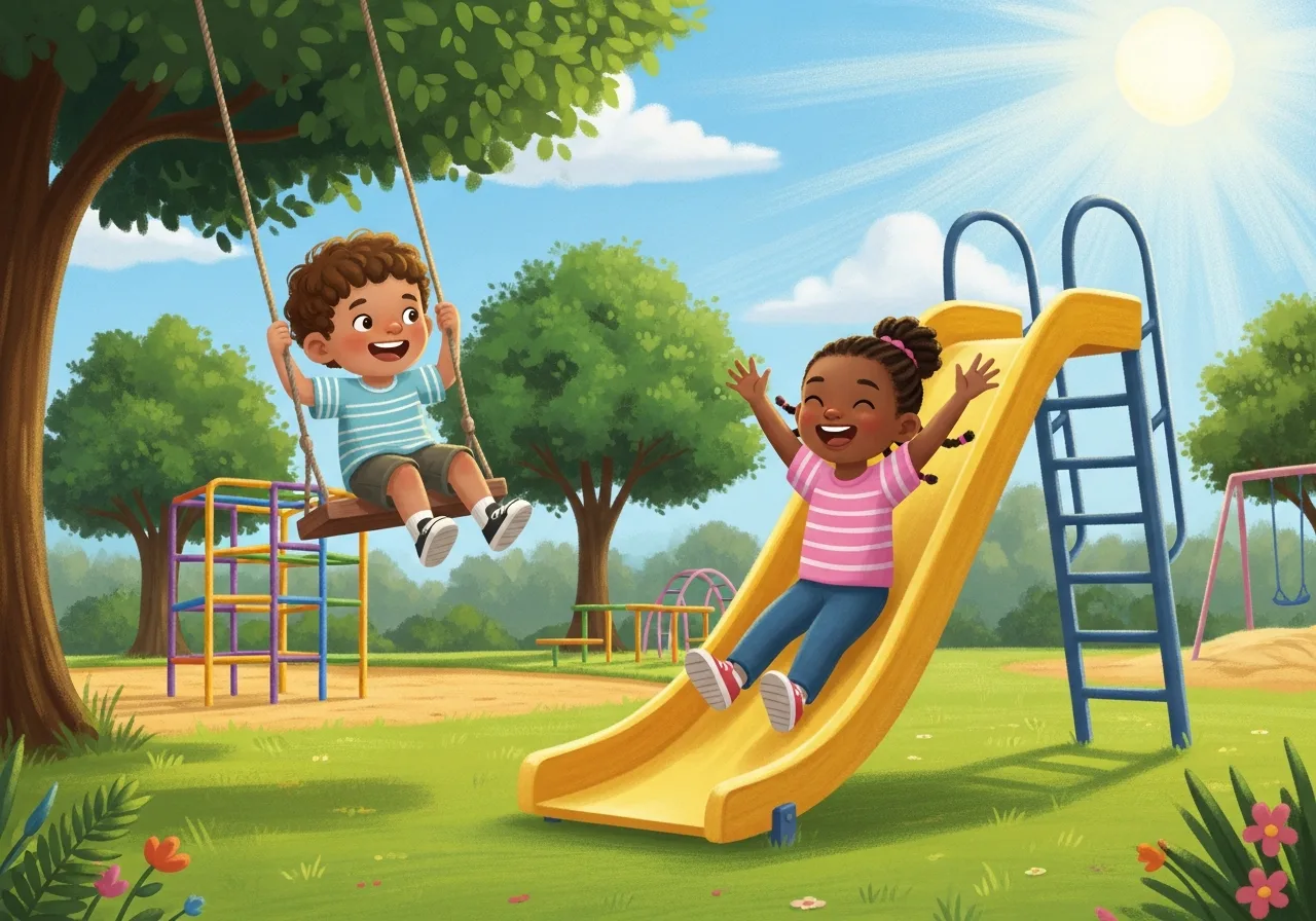 Fun in the Sun — Grade 1 graded reader (Level 4 · Simple sentences)