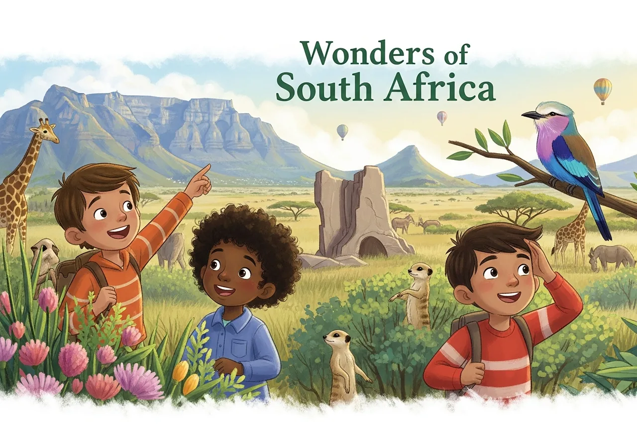 Wonders of South Africa — Grade 3 graded reader (Level 38 · South Africa facts)
